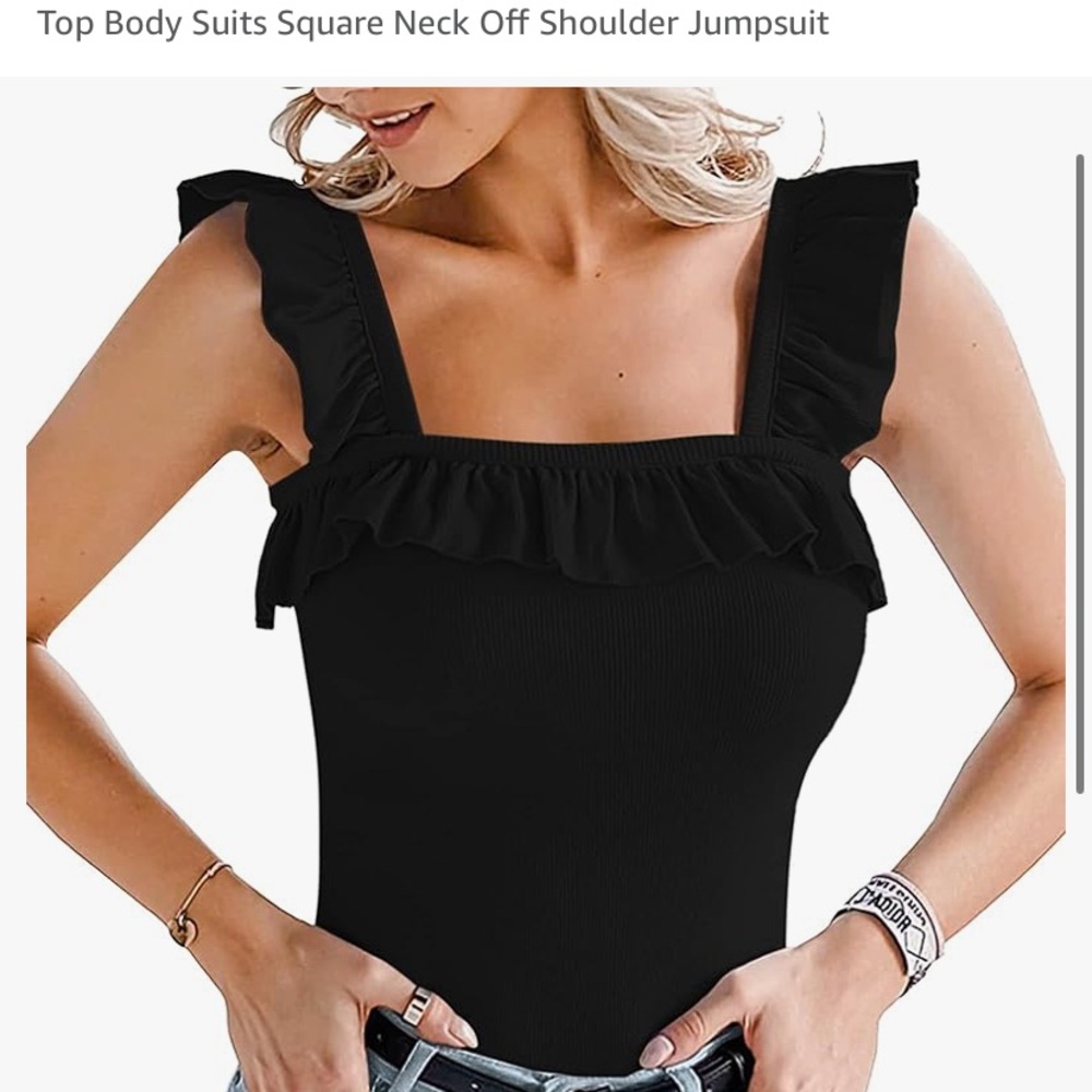 Amazing body suit black new